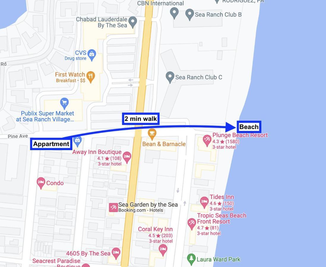 Great Location Condo 2 Min Walk From The Beach Fort Lauderdale Eksteriør bilde